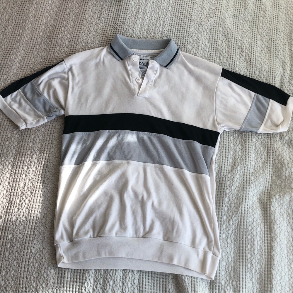 Vintage 70s Huk-a-Poo Knit Polo, Size M